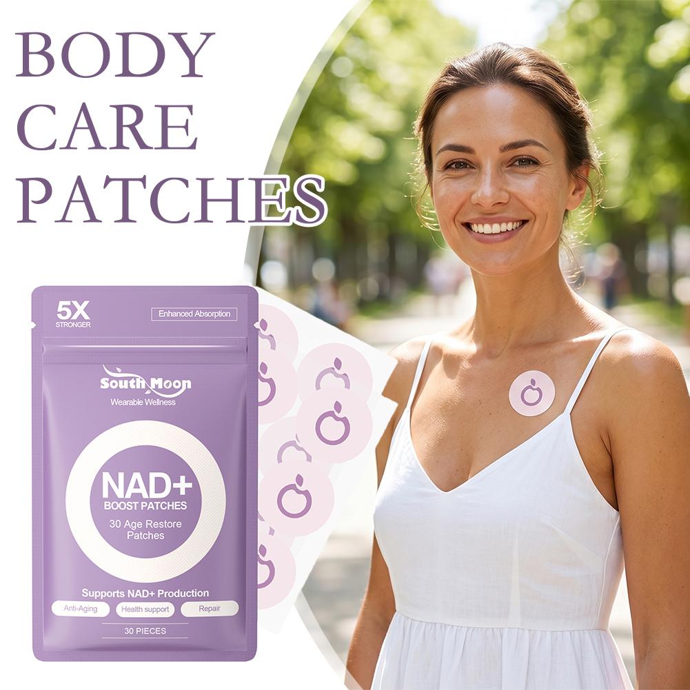 Health Wellness And - 30 Pieces NAD+ Boost Patches Anti-Aging