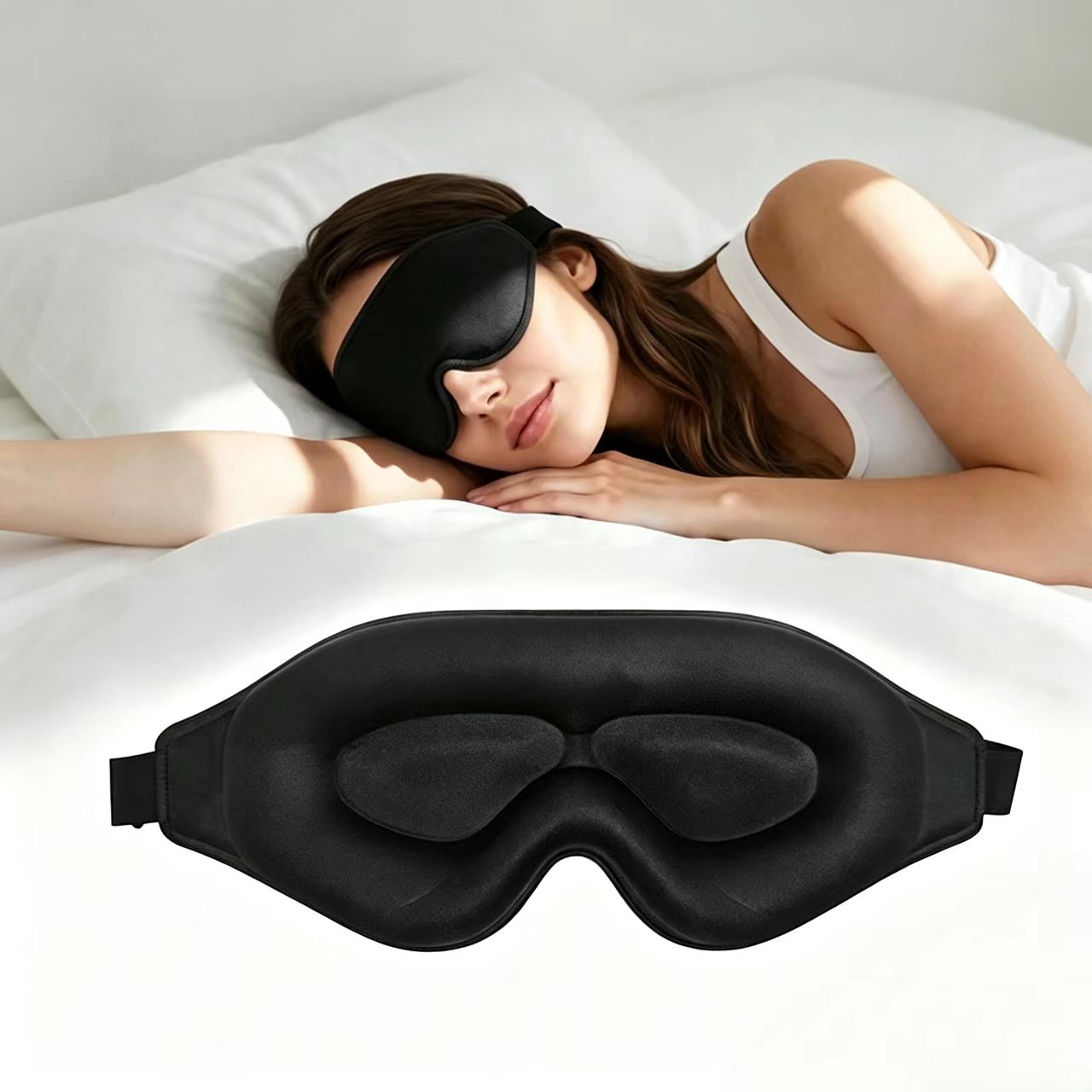 Sleep Eye Mask 3D - 3D Eye Mask, Comfortable & Breathable