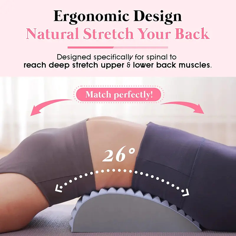Posture Corrector Back Brace - Lower Back Pain Relief Treatment Stretcher