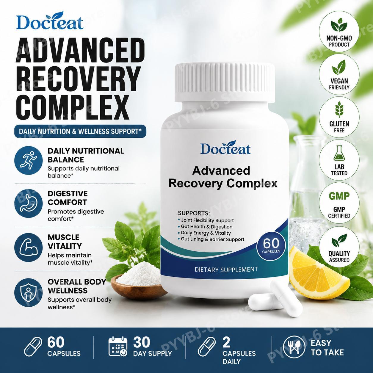 Advanced Recovery Complex 60 C - Health Wellness And recension och pris
