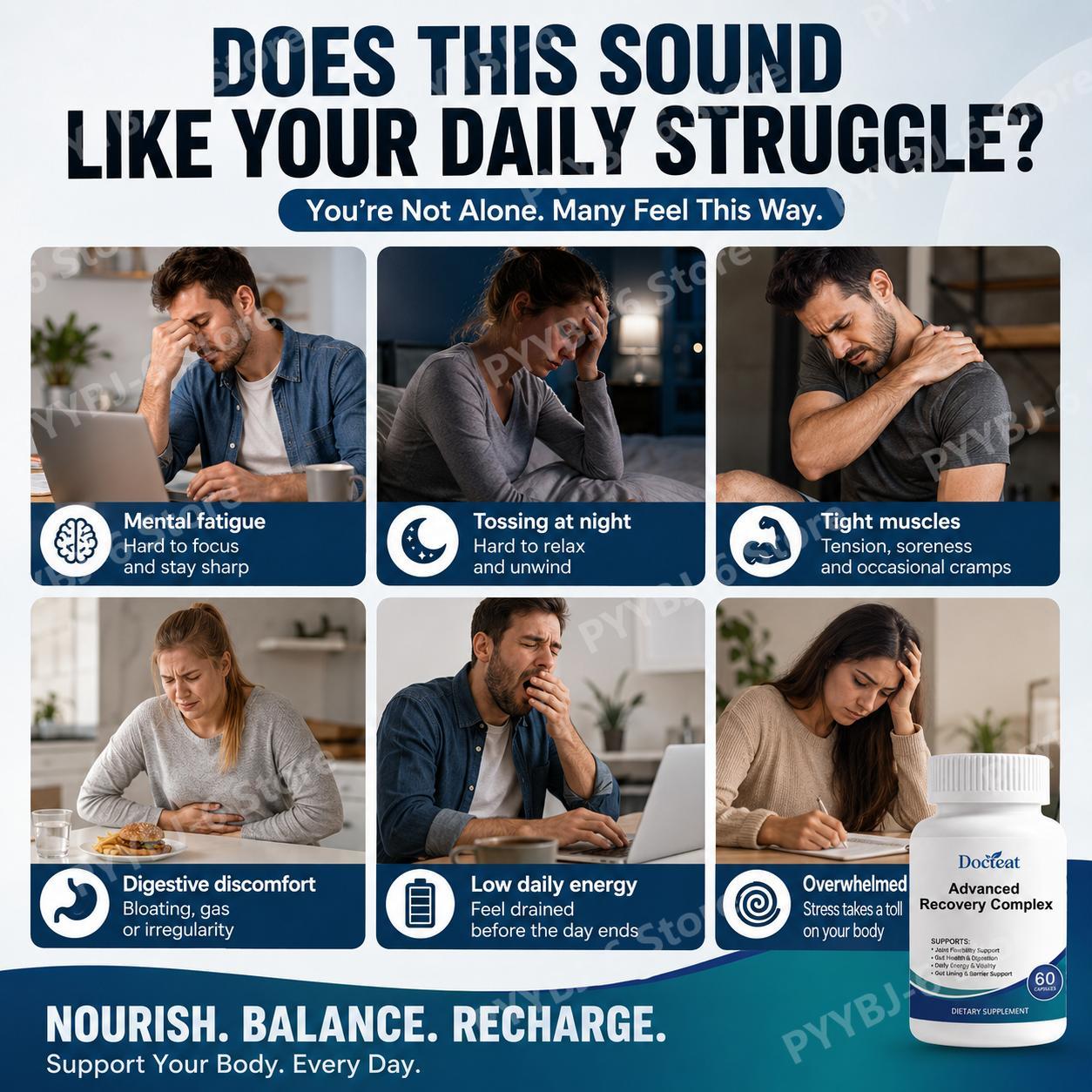 Advanced Recovery Complex 60 C - Health Wellness And recension och pris