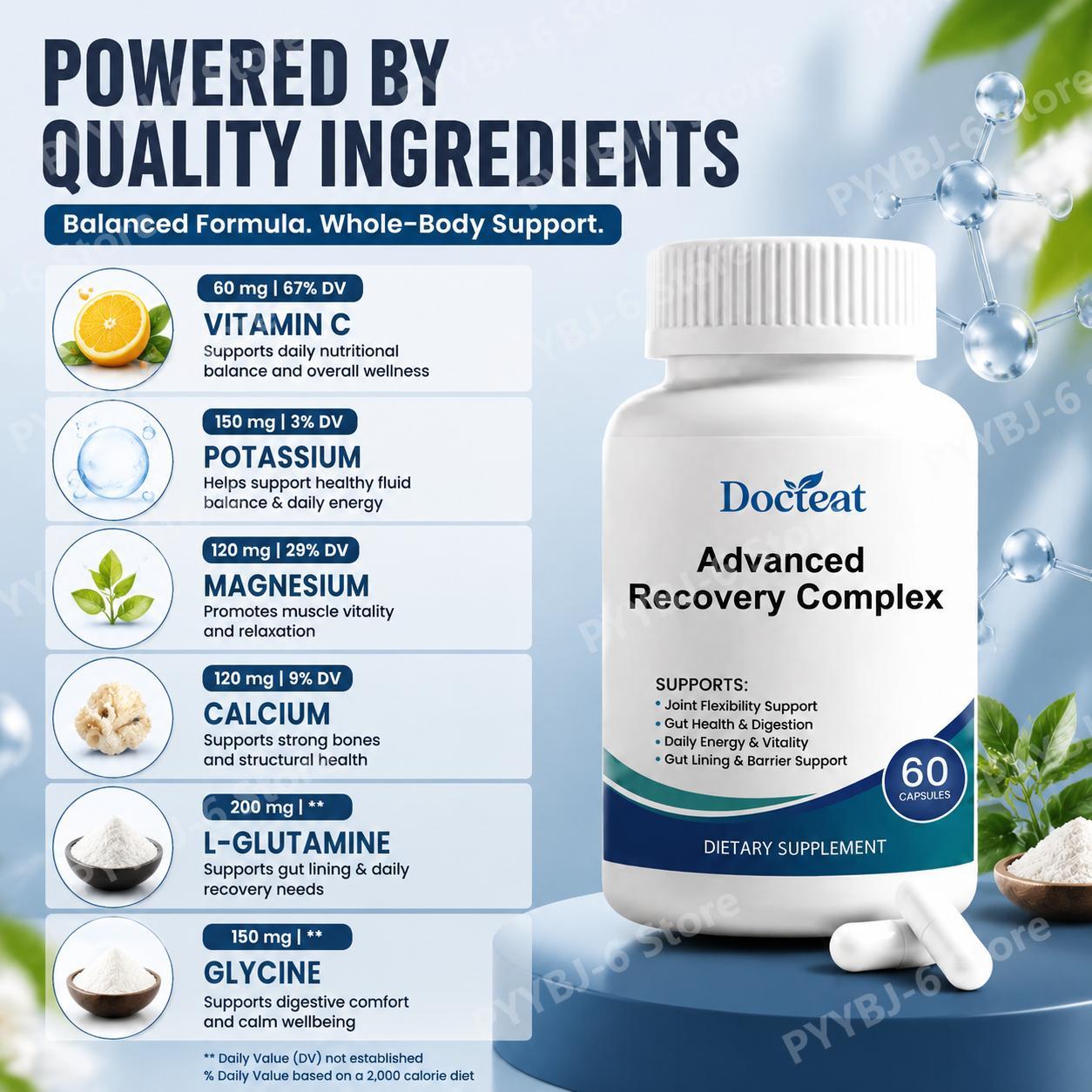 Advanced Recovery Complex 60 C - Health Wellness And recension och pris