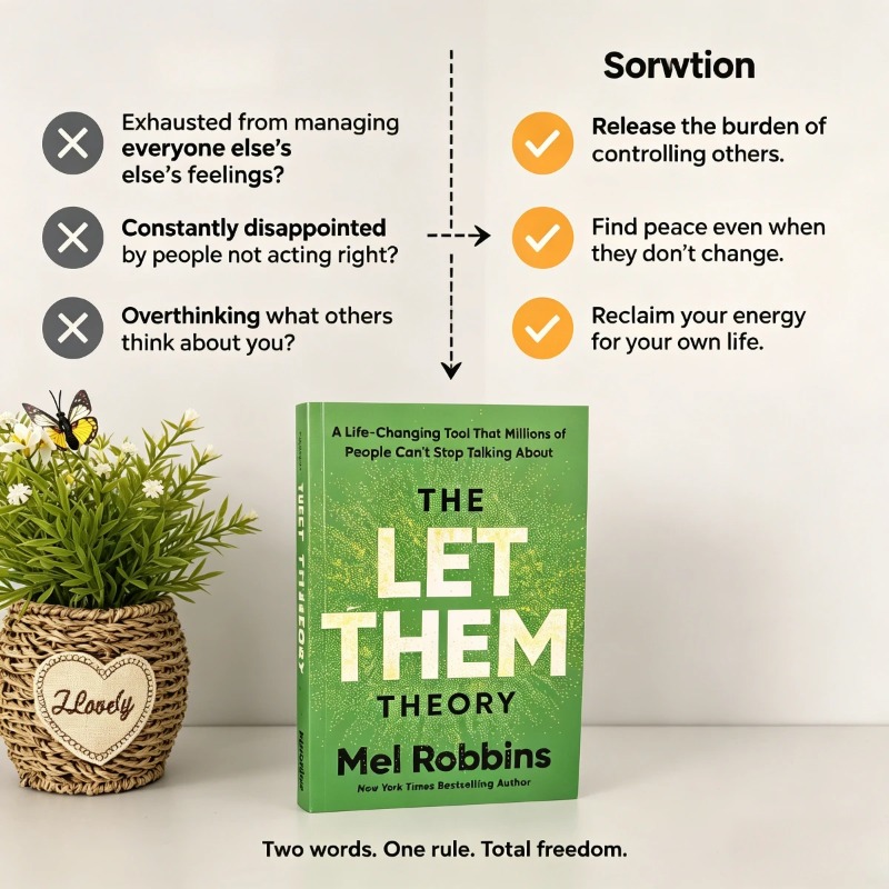 The Let Them Theory By Mel Rob - Health & Wellness Gordon Edlin recension och pris