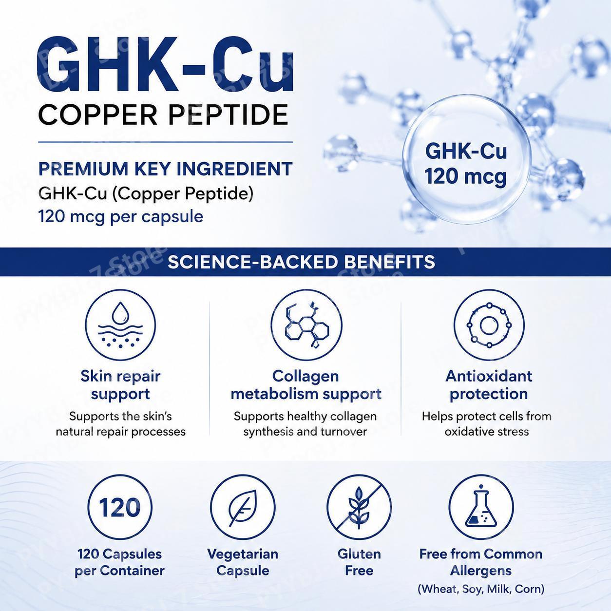 GHK-Cu Copper Peptide Suppleme - Health Wellness And recension och pris