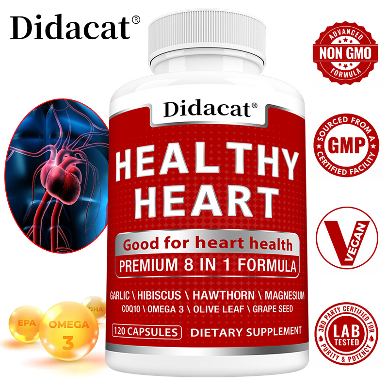 Heart Health Capsules with CoQ - Health Wellness And recension och pris