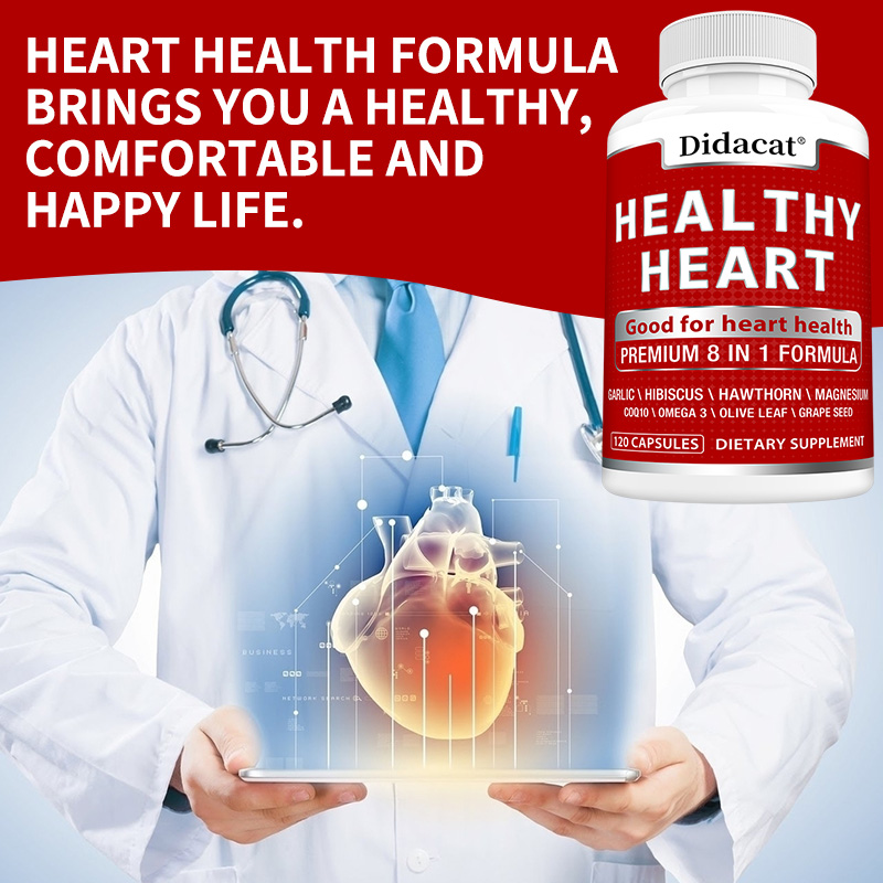 Heart Health Capsules with CoQ - Health Wellness And recension och pris