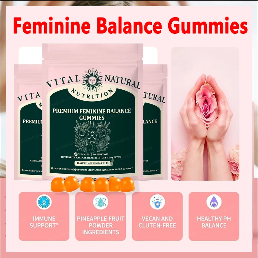 Premium Feminine Balance Gummi - Health Wellness Usa recension och pris