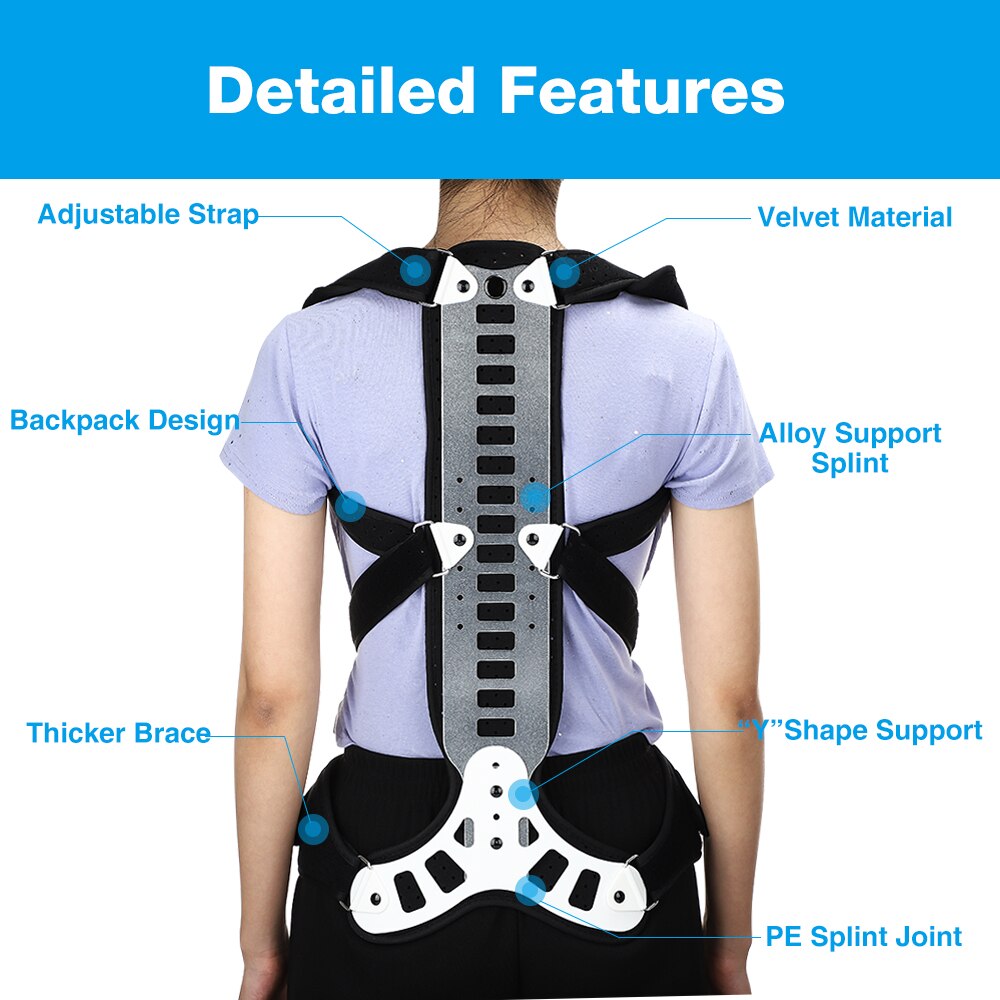Lumbar Spinal Bad Back Posture - Posture Corrector Back Brace recension och pris