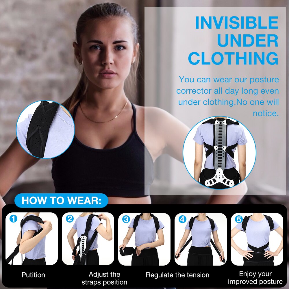 Lumbar Spinal Bad Back Posture - Posture Corrector Back Brace recension och pris