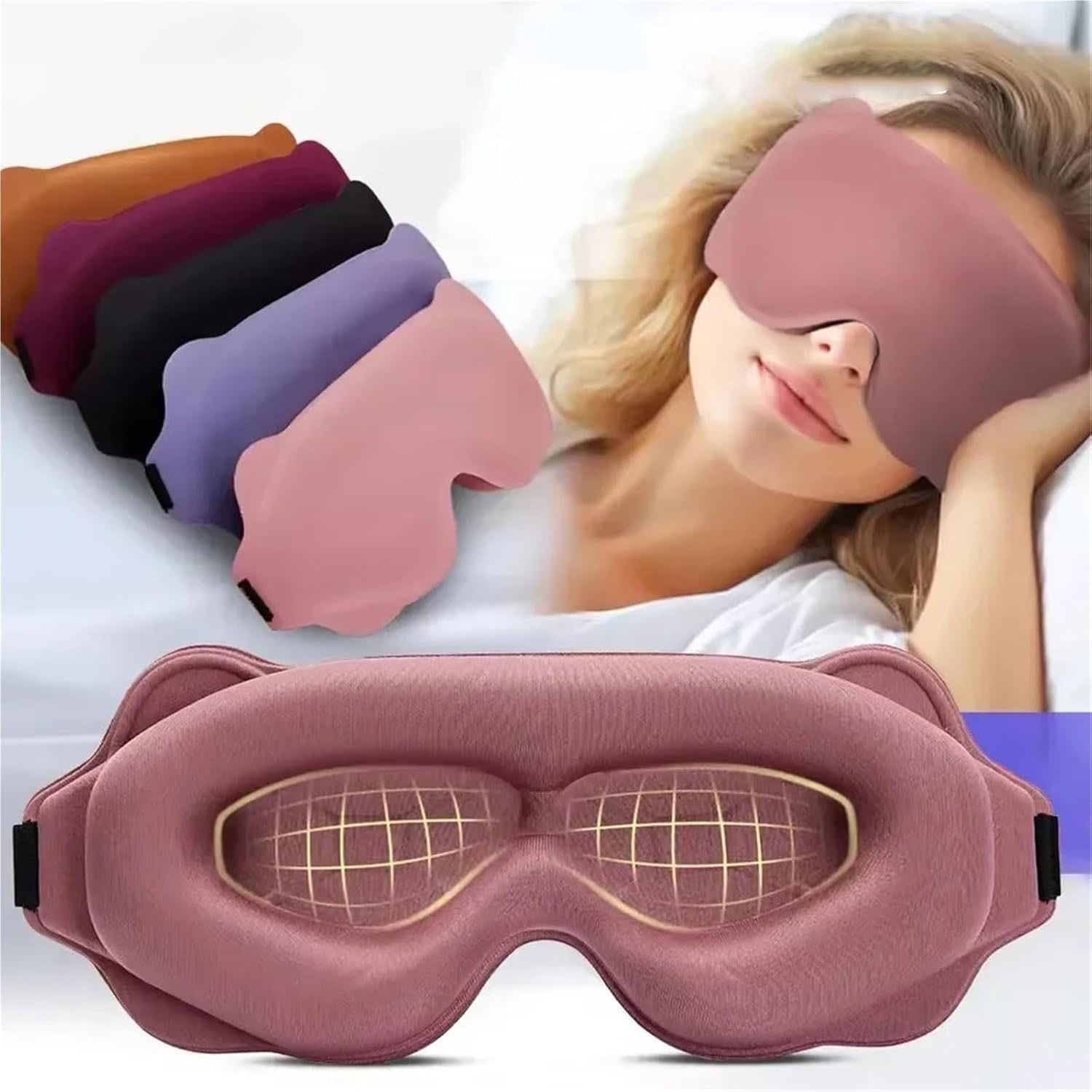 3D Sleeping Mask Block Out Lig - Sleep Eye Mask 3D recension och pris