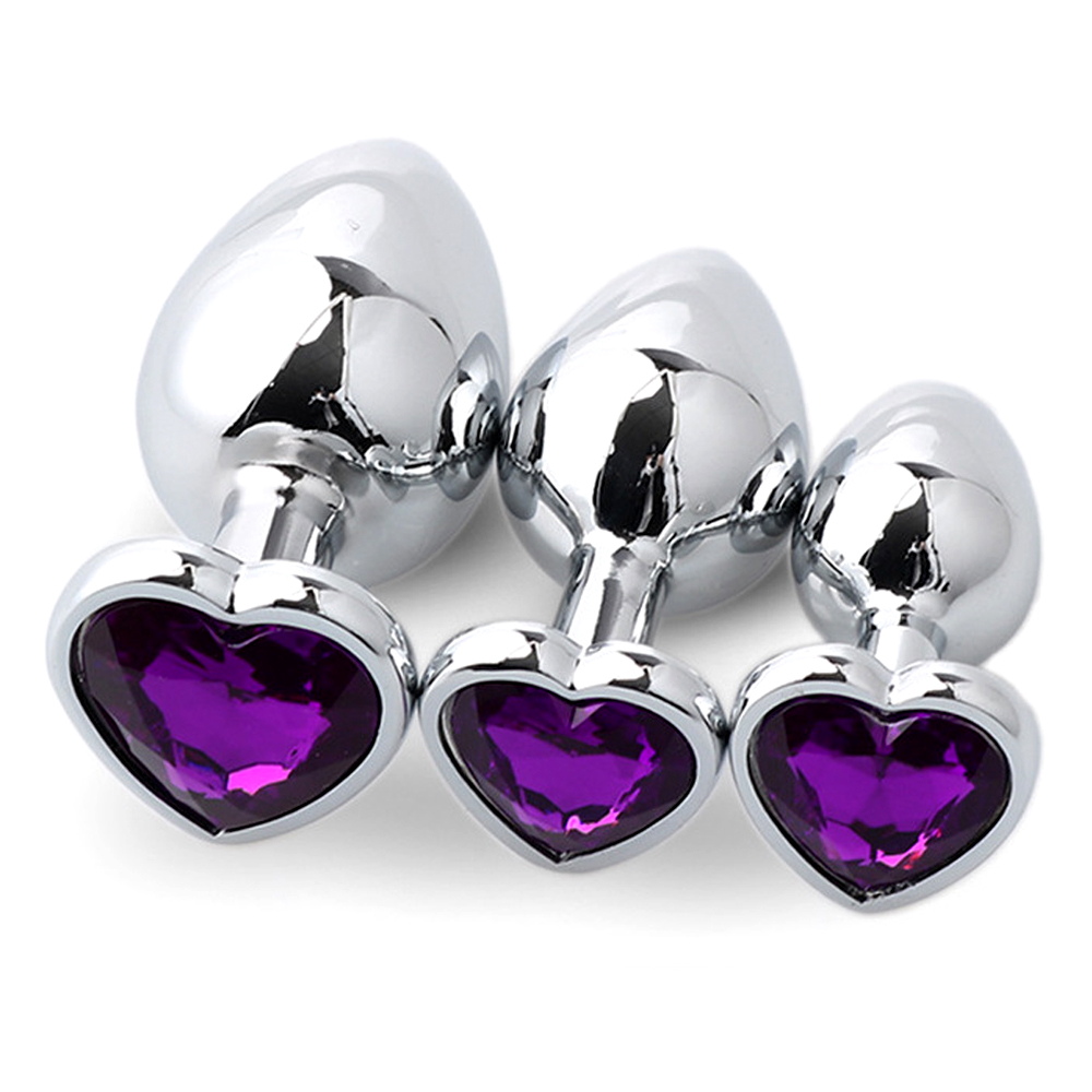 3PCS Metal Anal Plugs for Coup - Health Wellness And recension och pris