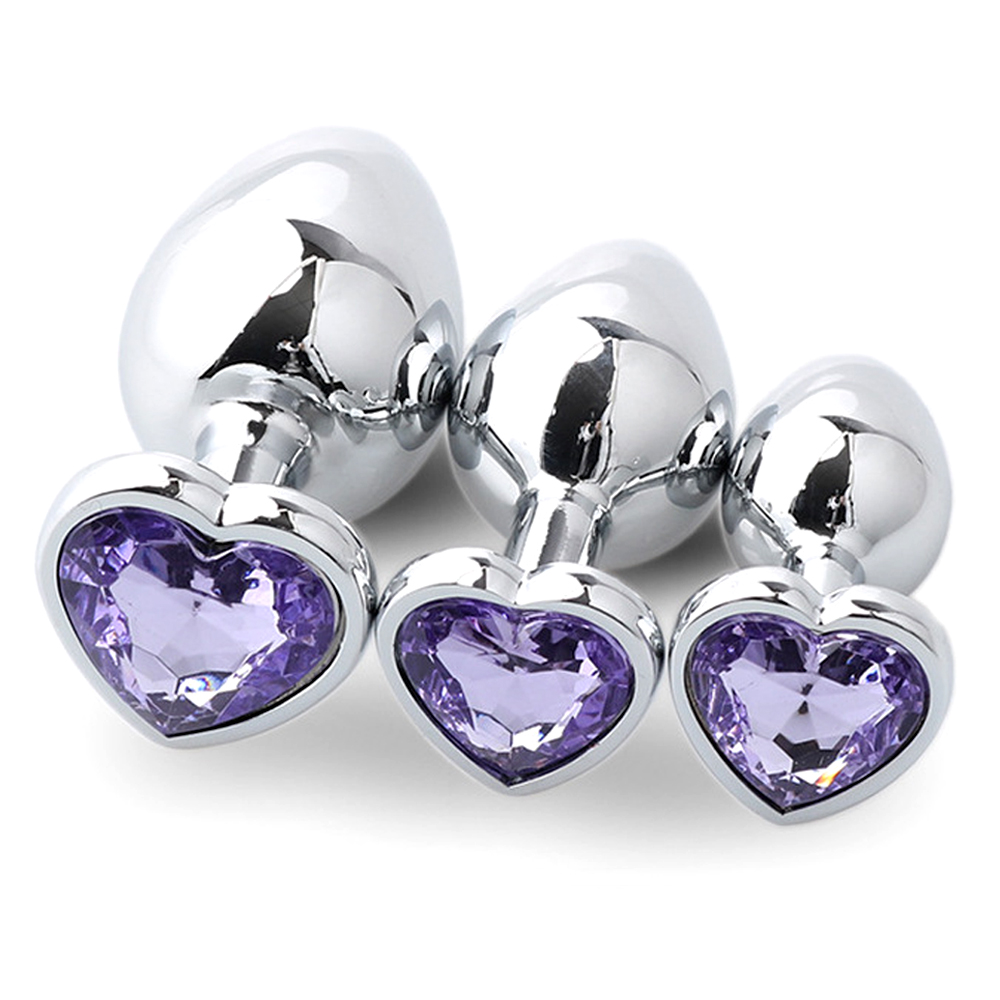3PCS Metal Anal Plugs for Coup - Health Wellness And recension och pris