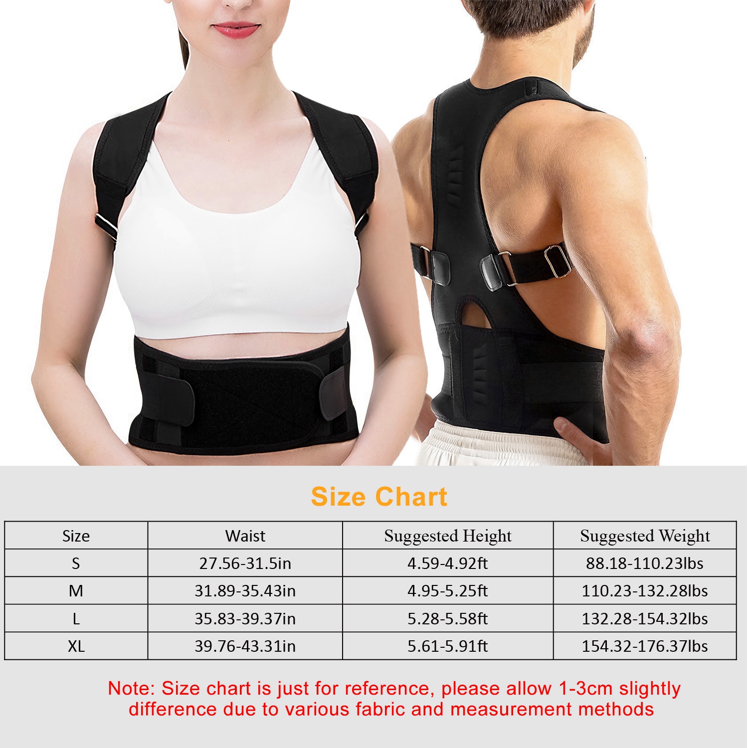 Full Back Support Shapewear Po - Posture Corrector Back Brace recension och pris