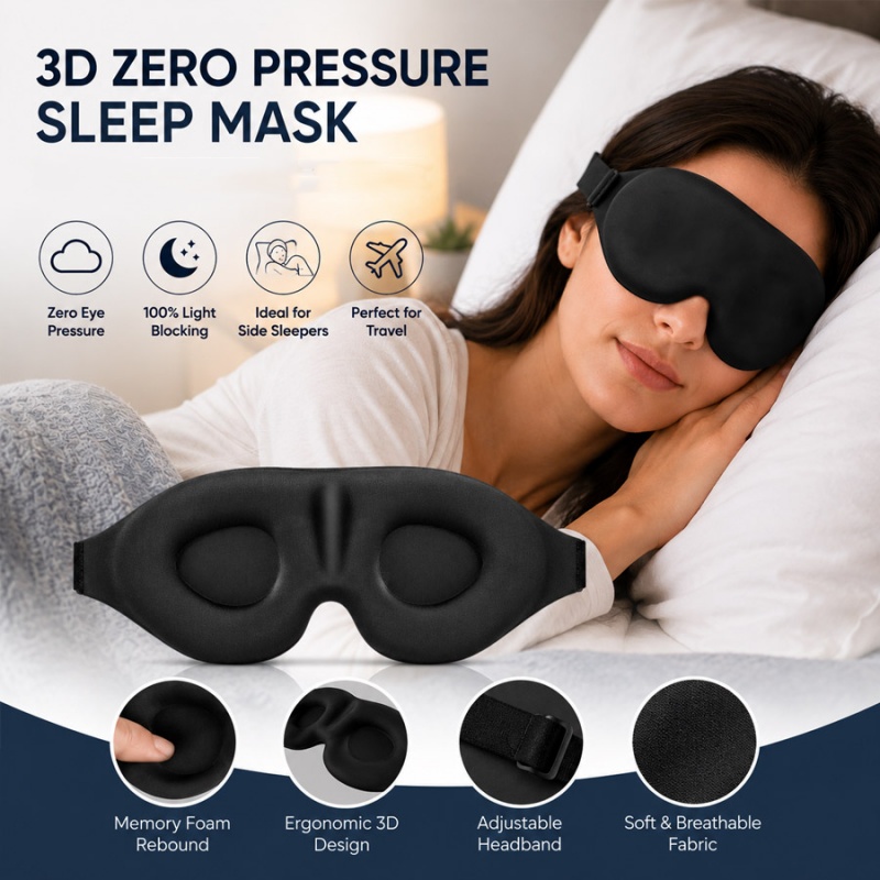 3d Sleep Eye Mask Comfort Ligh - Sleep Eye Mask 3D recension och pris