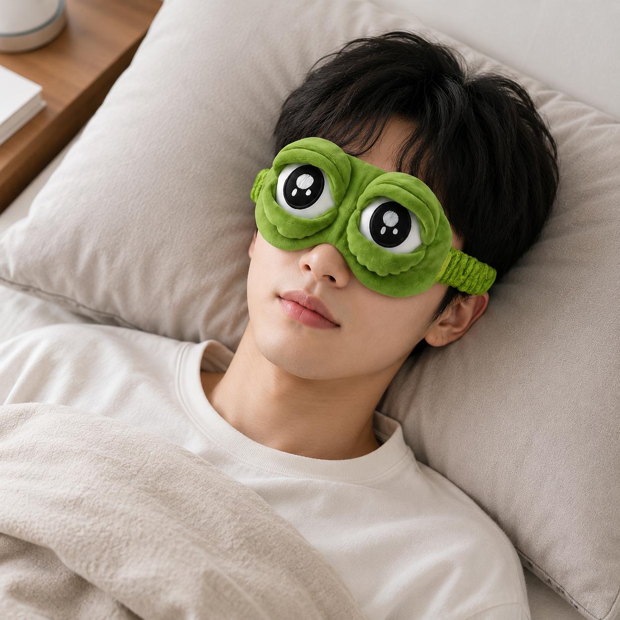 Sleep Eye Mask 3D Cute Frog Fu - Sleep Eye Mask 3D recension och pris