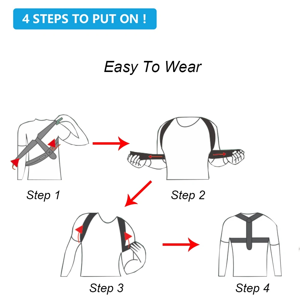 Back Posture Correction Belt H - Posture Corrector Back Brace recension och pris