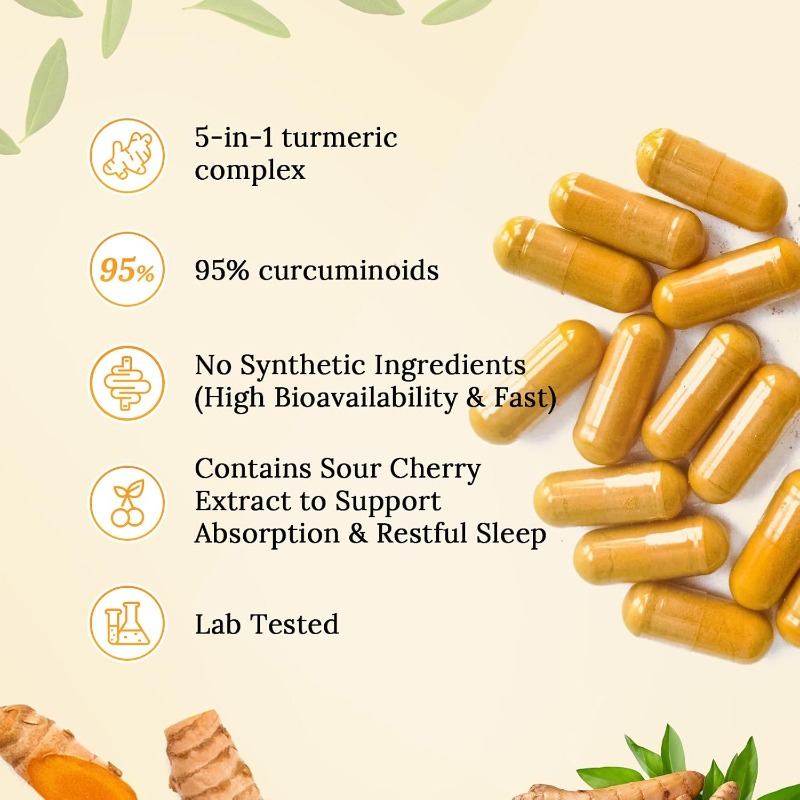 Curcumin 95%  Glucosamine Cont - Health Wellness And recension och pris